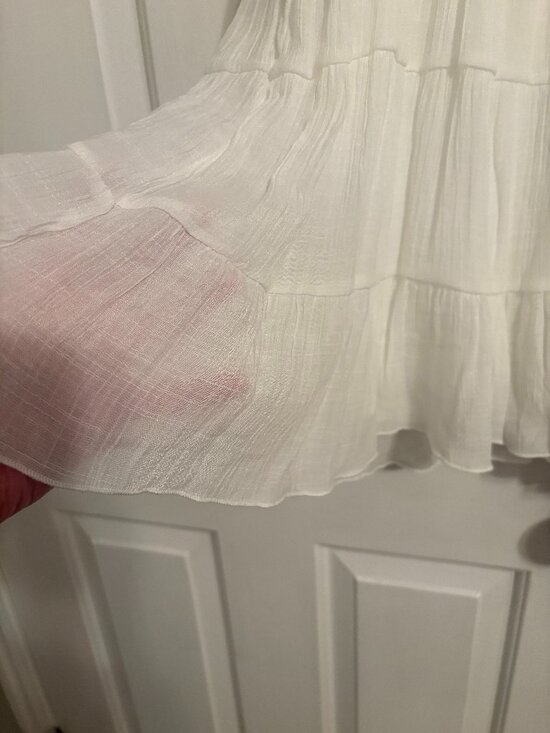 J. Gee White Feminine Dress Size XL - Picture 4 of 6